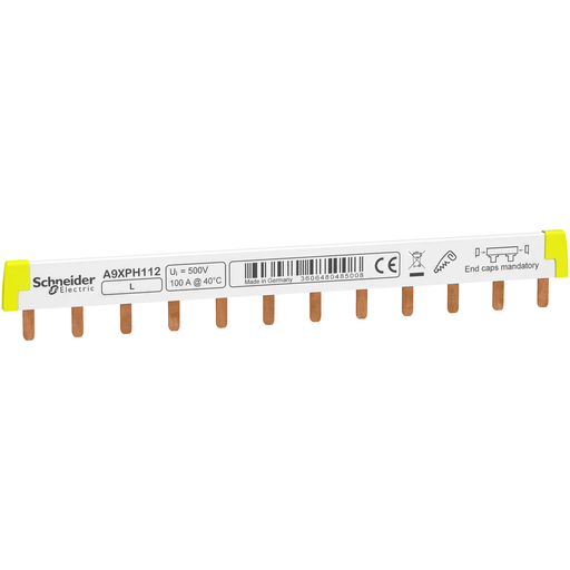 A9XPH112 - 1PH 12P BUSBAR DE COMB. Sold in units of 1