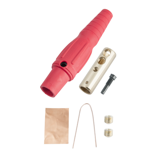 PS40FBR - CAM-TYPE 400A 600V SERIES 16 IN-LINE FEMALE CONN 2/0-4/0 RED. Sold in units of 1