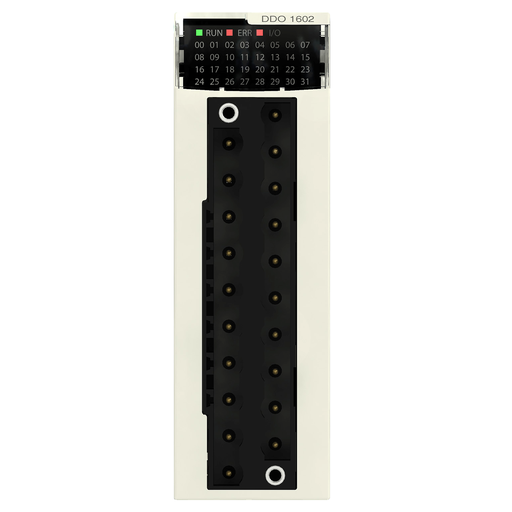 BMXDDO1602 - DISCRETE OUTPUT MODULE, MODICON X80, DIG 16Q TRANS SOURCE 0.5A. Sold in units of 1