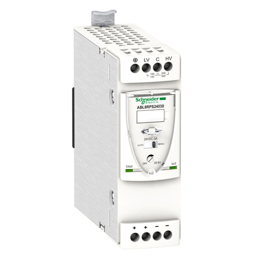 ABL8RPS24030 - P/S,72W/24V/ 3AMP. Sold in units of 1