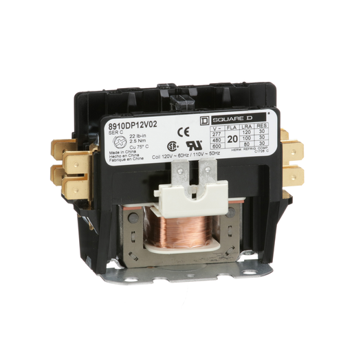 8910DP12V02 - CONTACTOR 600V. Sold in units of 1