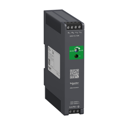 ABLS1A24031 - POWER SUPPLY 24V 3.1A 1PH OPTIMIZED. Sold in units of 1