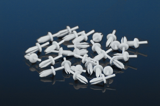 R6N - RIVETS - USE WITH B6 TOOL - NATURAL  (250PCS). Sold in units of 1