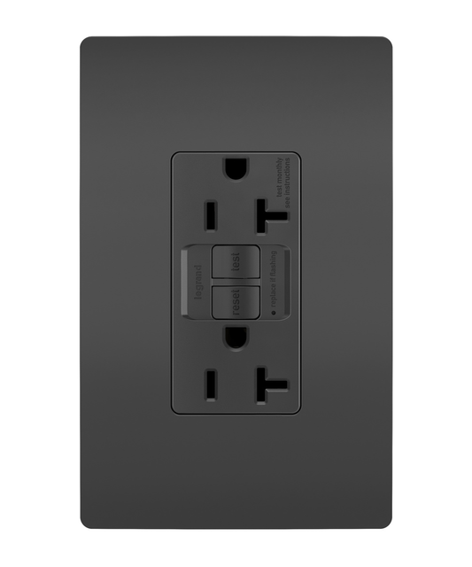 2097TRBK - SELF-TEST GFCI RECEP TAMPER RESIST, BLACK. Sold in units of 1