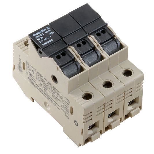1966080000 - WSI 25/3 10X38 TERMINAL BLOCK CONNECTOR 6 POSITION DISCONNECT BEIGE. Sold in units of 1
