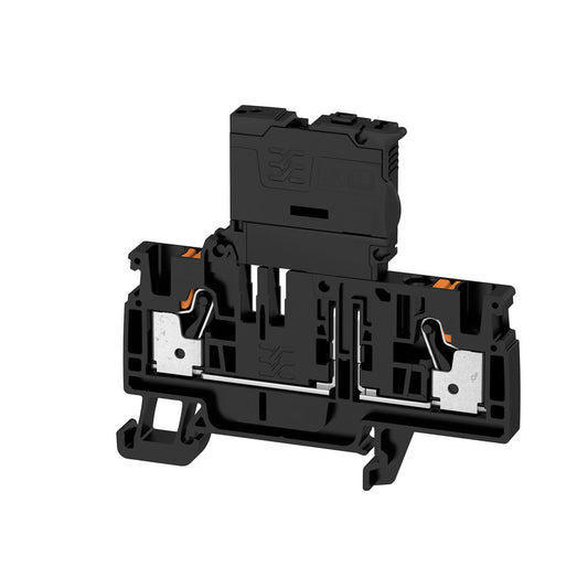 2429870000 - AFS 4 2C BLK (10-36V)  TERMINAL BLOCK CONNECTOR 2 POSITION DISCONNECT BLACK 10-26 AWG 24 VOLTS 5 X 20. Sold in units of 1