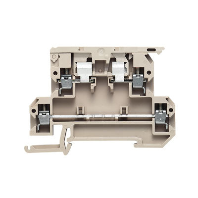 9532440000 - KDKS 1/35 DB WEMID TERMINAL BLOCK CONNECTOR 4 POSITION DISCONNECT, FEED THROUGH BEIGE 12-22 AWG. Sold in units of 1