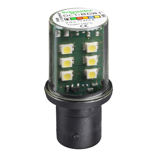 DL1BDB1 - LED, 24V, WHITE. Sold in units of 1