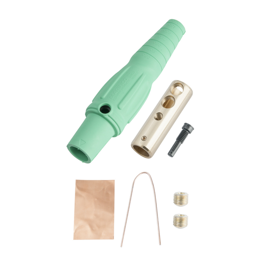 PS40FBG - CAM-TYPE 400A 600V SERIES 16 IN-LINE FEMALE CONN 2/0-4/0 GREEN. Sold in units of 1