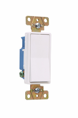 2601W - 15A 120/277V SP SPEC GRD B/S WIRE DECORATOR SWITCH WHITE. Sold in units of 1