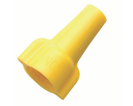 30-451 - WING-NUT, 451 TWIST-ON CONNECTOR, YELLOW, 18-12AWG, 100/C-PAK  . Sold in units of 1