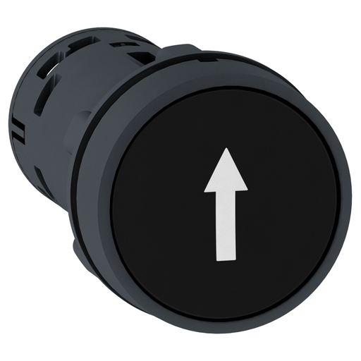 XB7NA21341 - XB7 BOUTON POUSSOIR AFFLEURANT NOIR FLE. Sold in units of 1
