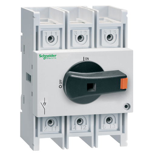 VLS3P080R2 - 3 POLE 80A  UL98 D.S. DIN RAIL MOUNT. Sold in units of 1