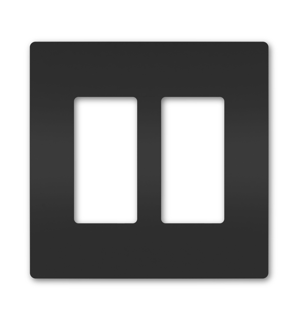 RWP262BK - RADIANT WALLPLATE 2G BLACK. Sold in units of 1