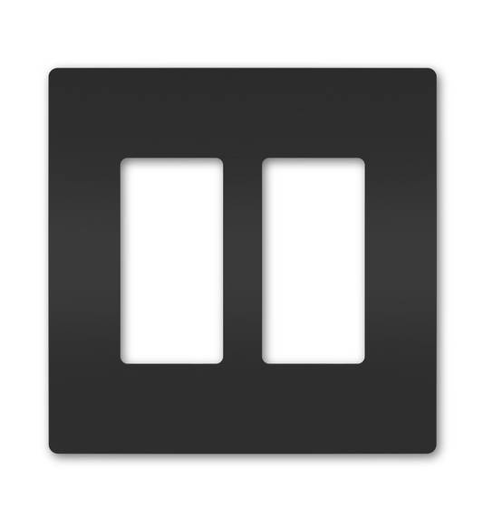 RWP262BK - RADIANT WALLPLATE 2G BLACK. Sold in units of 1
