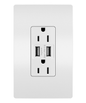TM826USBW - 3.1 USB + DUPLEX 15A WHITE. Sold in units of 1