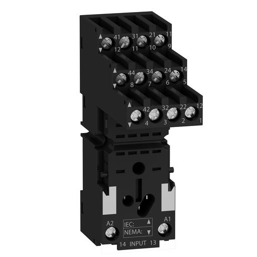 RXZE2S114M - SOCKET SEPARATE TERMINATION FOR RXM4. Sold in units of 1