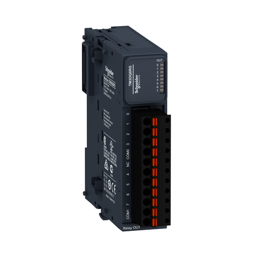 TM3DQ8RG - MODULE TM3-8 OUTPUTS RELAYS SPRING. Sold in units of 1