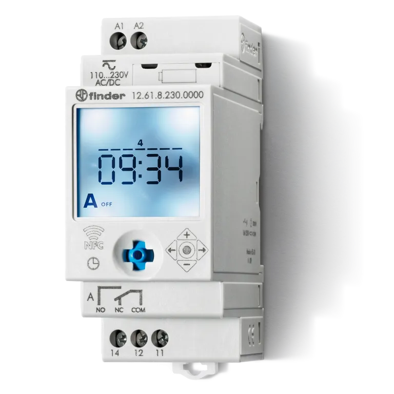 12.61.8.230.0000 - SPDT WEEKLY PROGRAMABLE TIME SWITCH  230VAC. Sold in units of 1