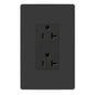 885TR20SBK - TR DECOR REC 20A 125V SELF GRND BK. Sold in units of 1