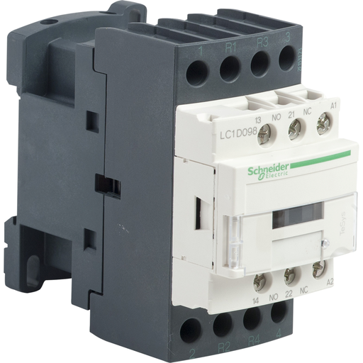 LC1D098G7 - CONT 9A 2P/2R AC3 120V. Sold in units of 1
