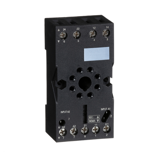RUZC2M - SOCKET 8 PIN (CYLIND) MIXED TERMINATION. Sold in units of 1