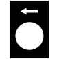 ZB2BY2904 - LEGEND PLATE FOR PENDANT CONTROL STATION. Sold in units of 1