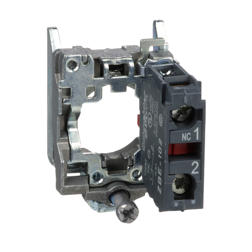 ZB4BZ102 - CONTACT BLOCK FOR PUSHBUTTON SWITCH 1NC. Sold in units of 1