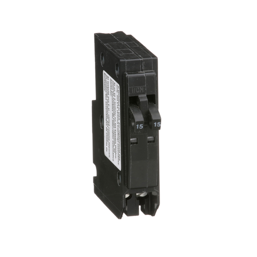 QO1515 - 15-15A 1P QO TANDEM BREAKER. Sold in units of 1