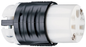 PS5669X - 15A 250V STRAIT BLD EHU SPEC GRD CONNECTOR BLACK & WHITE. Sold in units of 1