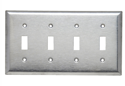 SL4 - 4G TOGGLE SWITCH WP 430 S/S. Sold in units of 1