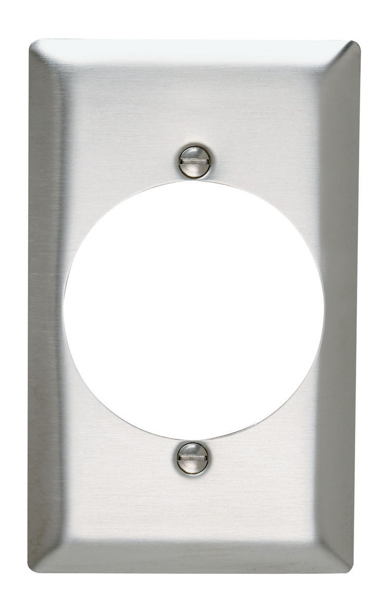SS724 - 1G POWER OUTLET 2.156IN HOLE FOR 2.125IN DIA DEV 302 S/S WP. Sold in units of 1
