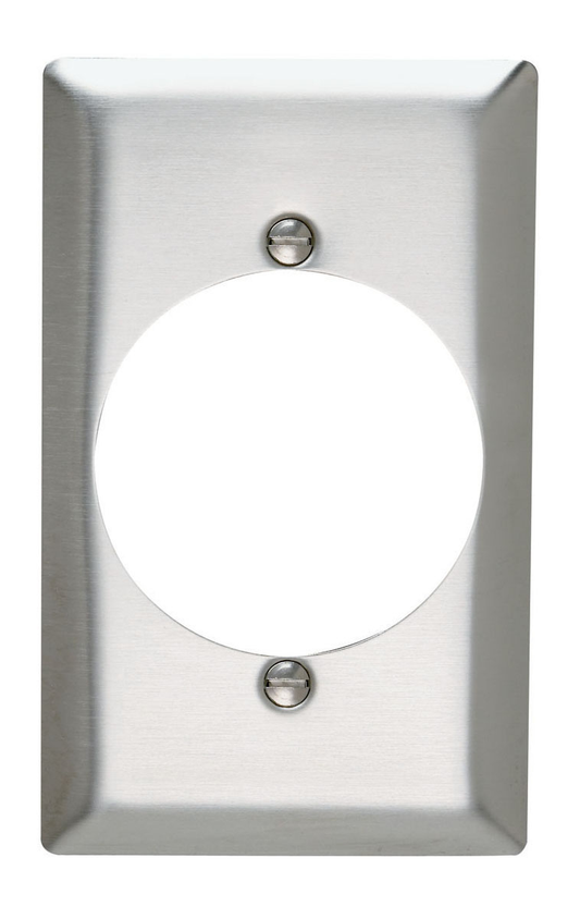 SS724 - 1G POWER OUTLET 2.156IN HOLE FOR 2.125IN DIA DEV 302 S/S WP. Sold in units of 1