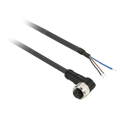 XZCP0666L2 - PROLONG.FEM-M8-ANGLE-2M. Sold in units of 1