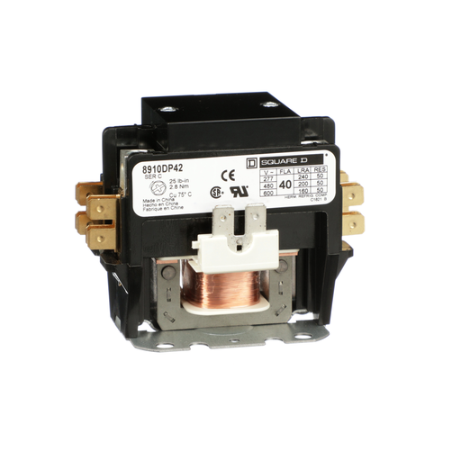 8910DP42V09 - CONT. USAGE GENERAL 40A 2P. Sold in units of 1