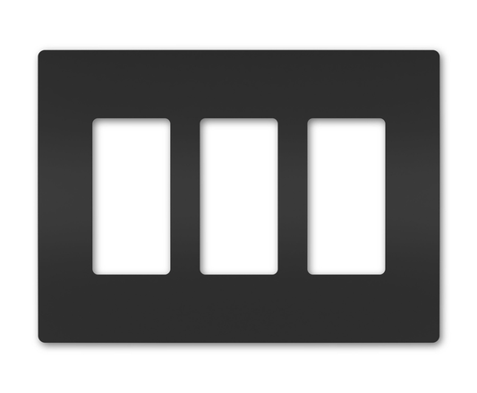 RWP263BK - RADIANT WALLPLATE 3G BLACK. Sold in units of 1