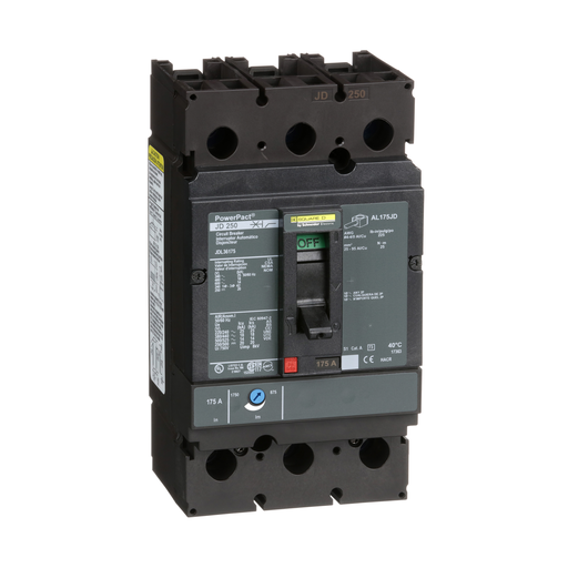 JDL36175 - MCCB 3P, 600V, 175A. Sold in units of 1