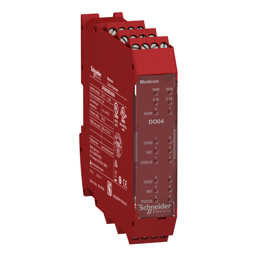 XPSMCMDO0004 - MODULES D EXPANSION 4 SORTIES DIGITALES. Sold in units of 1