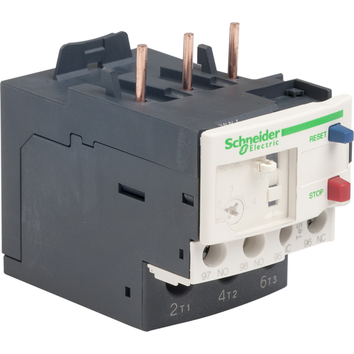 LRD08L - RELAIS DE SURCHARGE CL20 2.5-4A. Sold in units of 1