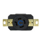 L15-20R - LOCKING RECEP, 20A 250VAC 3PH. Sold in units of 1