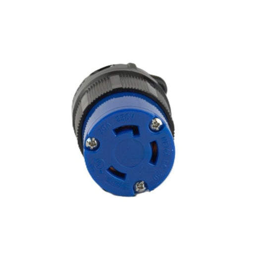 L6-30C - TWIST LOCK FEMALE CONNECTOR, 30A 250VAC,. Sold in units of 1
