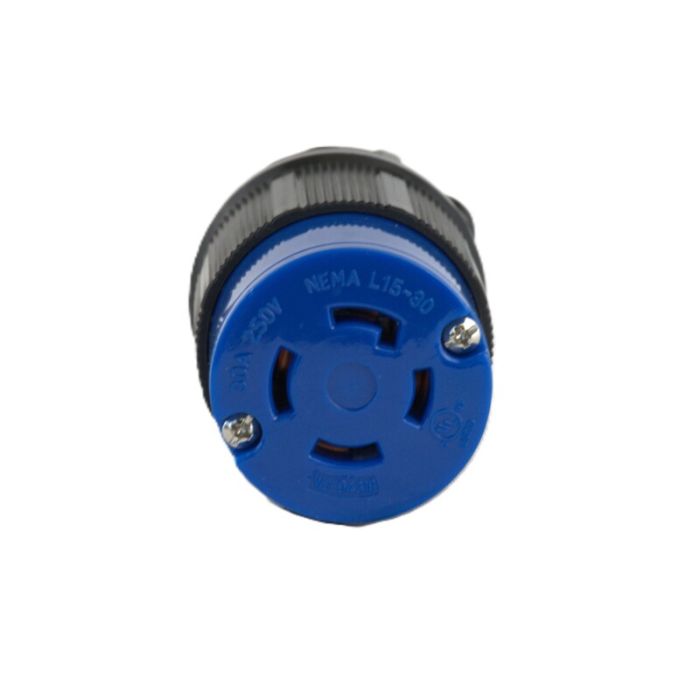 L15-30C - TWIST LOCK FEMALE CONNECTOR, 30A 250VAC,. Sold in units of 1