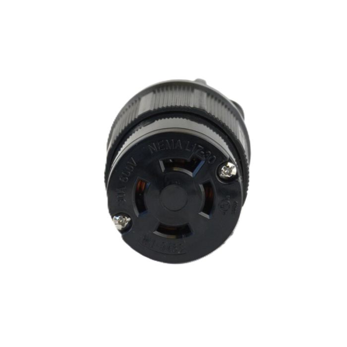 L17-30C - LOCKING CONN  30A 600VAC 3PH  BLACK. Sold in units of 1