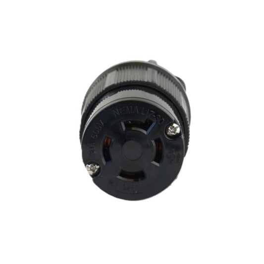 L17-30C - LOCKING CONN  30A 600VAC 3PH  BLACK. Sold in units of 1