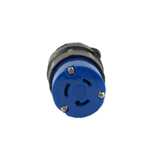L6-20C - TWIST LOCK FEMALE CONNECTOR, 20A 250VAC,. Sold in units of 1