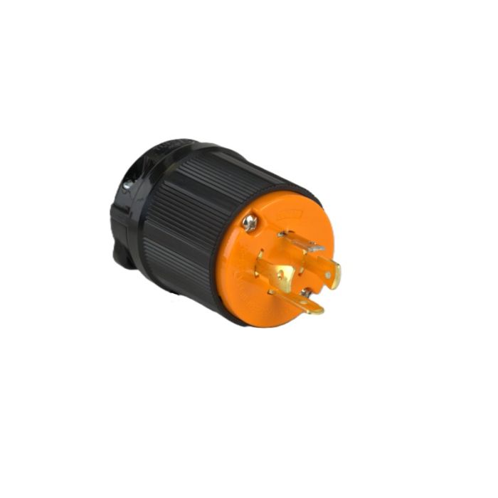 L14-20P - TWIST LOCK MALE PLUG, 20A 125/250VAC, 3P. Sold in units of 1