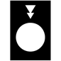 ZB2BY2956 - NAMEPLATE WITH SYMBOL. Sold in units of 1
