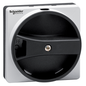 VLSH1S5B - RECESSED BLACK HANDLE SCREW FIXING. Sold in units of 1