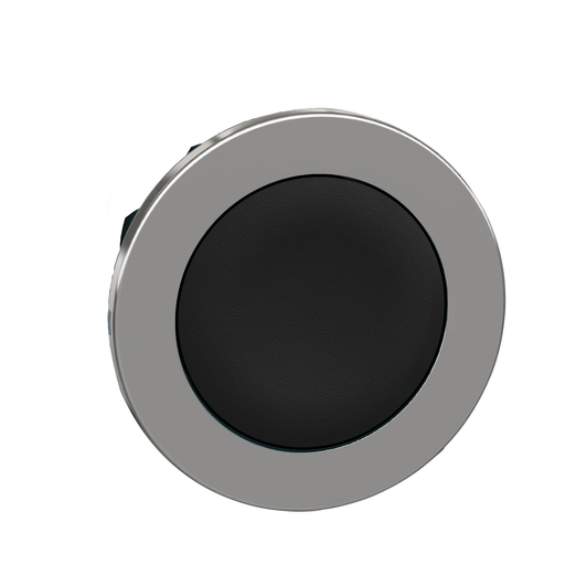 ZB4FA2 - FLUSH MOUNTED BLACK FLUSH CAPS PUSHBUTTO. Sold in units of 1