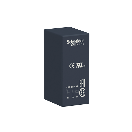 RSB2A080BD - RS RELAY 2 POLE 8A. Sold in units of 1